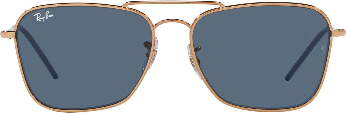 Ray-Ban - Caravan Reverse Rose Gold W/Dark Blue 0RBR0102S