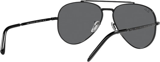Ray-Ban -New Aviator Black W/ Dark Grey - 0RB3625