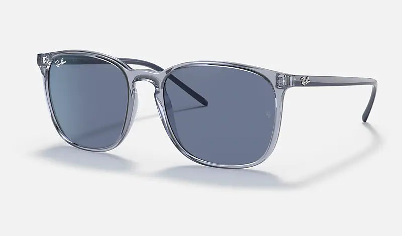 Ray-Ban Transparent Blue W/ Dark Blue 0RB4387