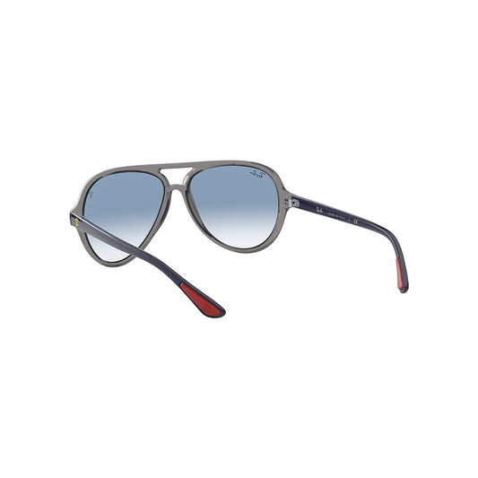 Ray-Ban - Scuderia Ferrari Collection Transparent Grey W/ Clear Gradient Blue- 0RB4125M