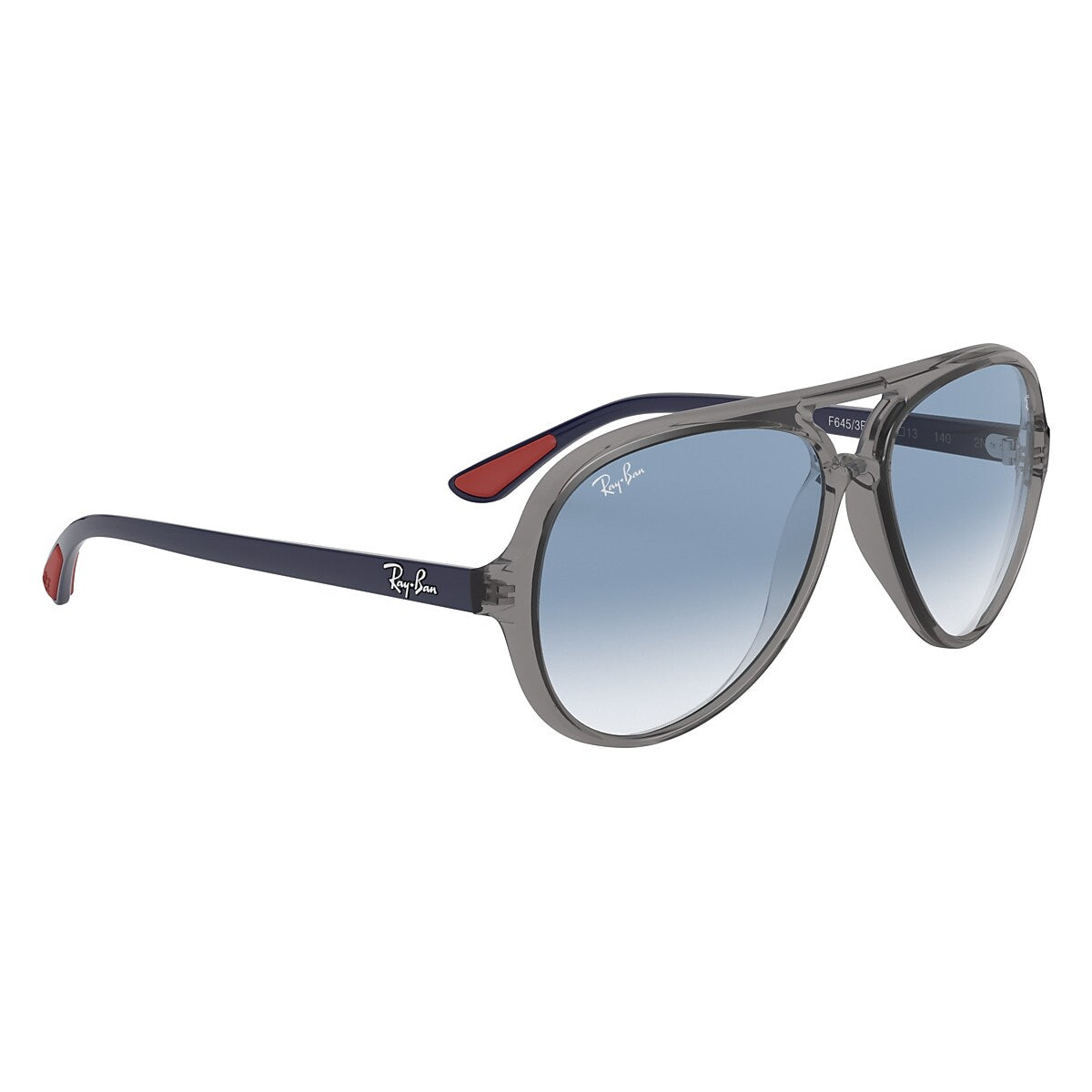 Ray-Ban - Scuderia Ferrari Collection Transparent Grey W/ Clear Gradient Blue- 0RB4125M