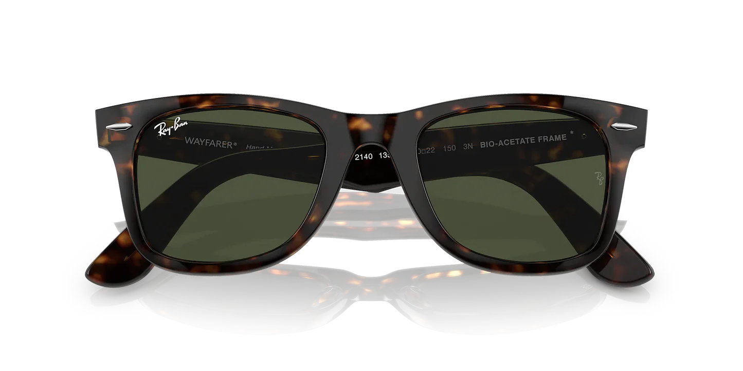 Ray-Ban - Wayfarer Havana W/ Green ORB2140