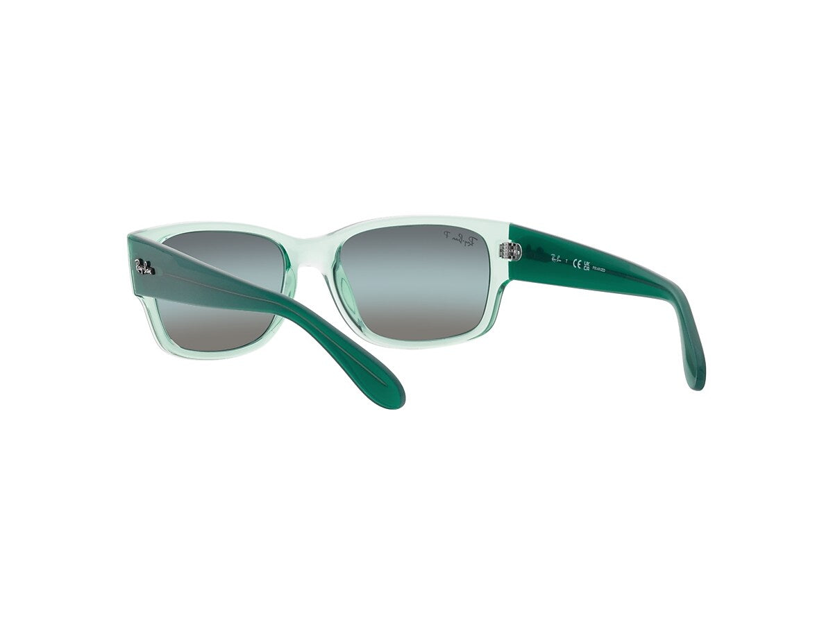 Ray Ban - Transparent Green W/ Polar Blue - ORB4388