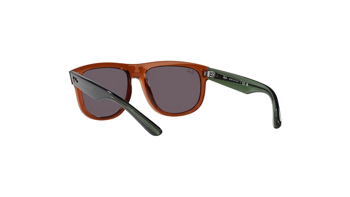 Ray-Ban Boyfriend Reverse Transparent Light Brown W/ Dark Brown Mirror Pale 0RBR0501S