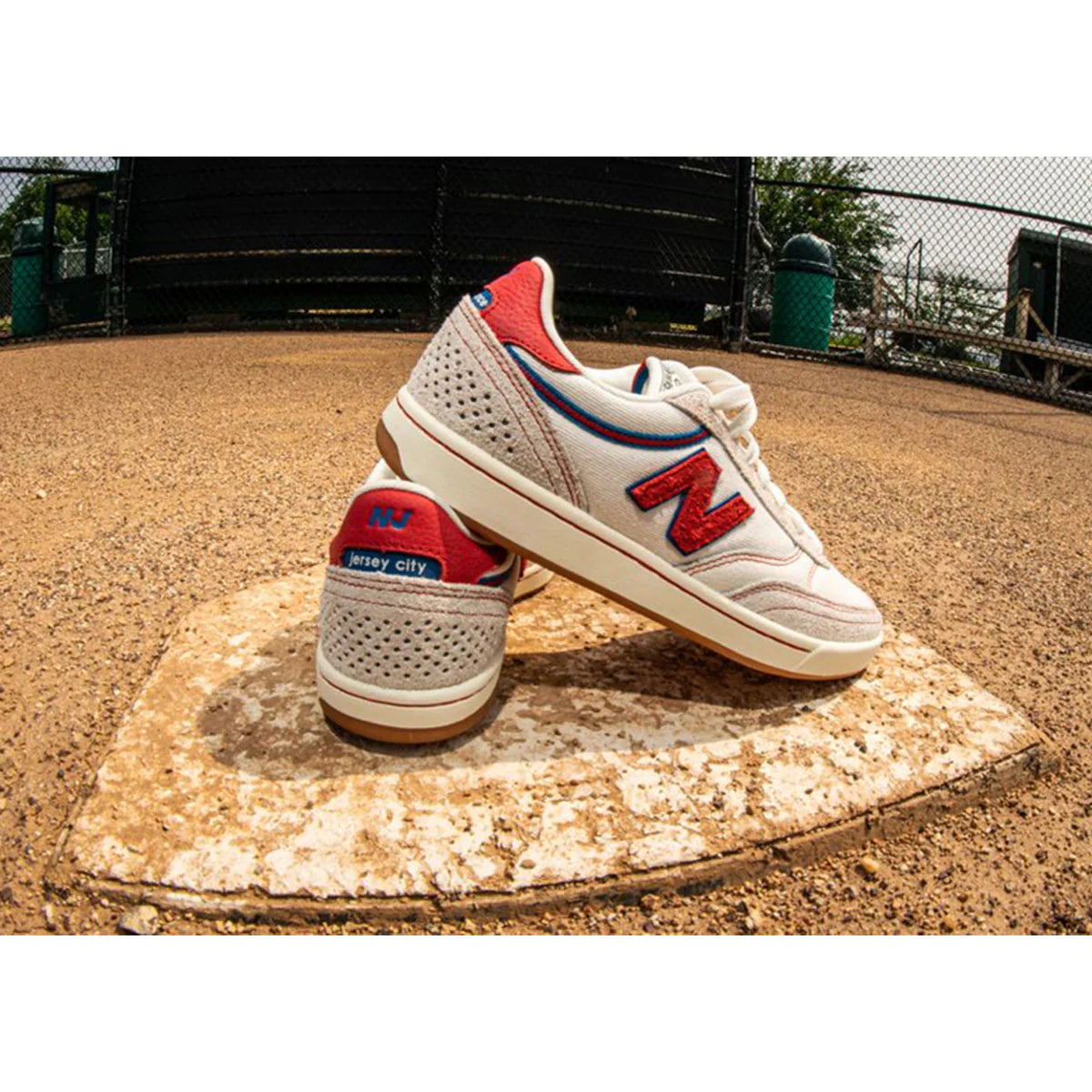 New Balance Numeric Njskateshop Collab 440 - White/Red