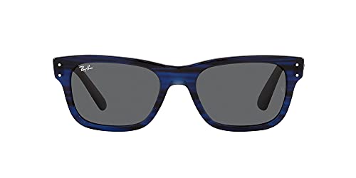 Ray-Ban Mr Burbank Striped Blue W/Dark Grey 0RB2283