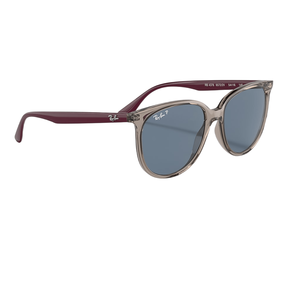 Ray-Ban - Transparent - Grey W/ Dark Gradient Dark Blue Polar - 0RB4378