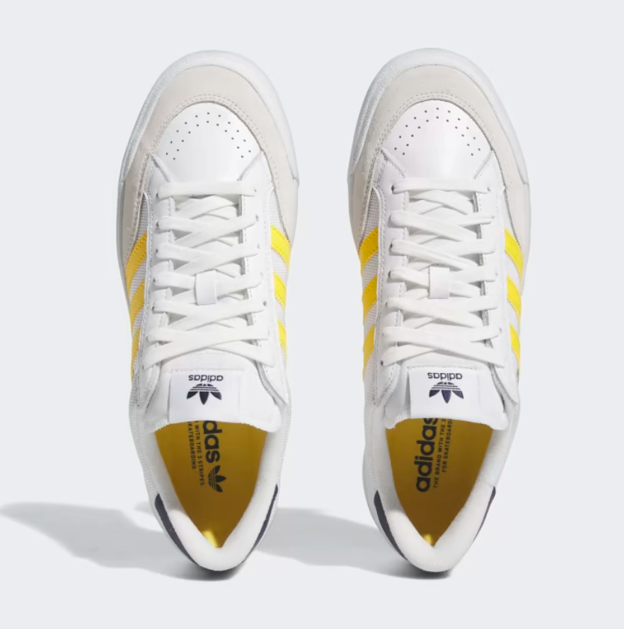 Adidas Nora - White/ Bold Gold/ Collegiate Navy