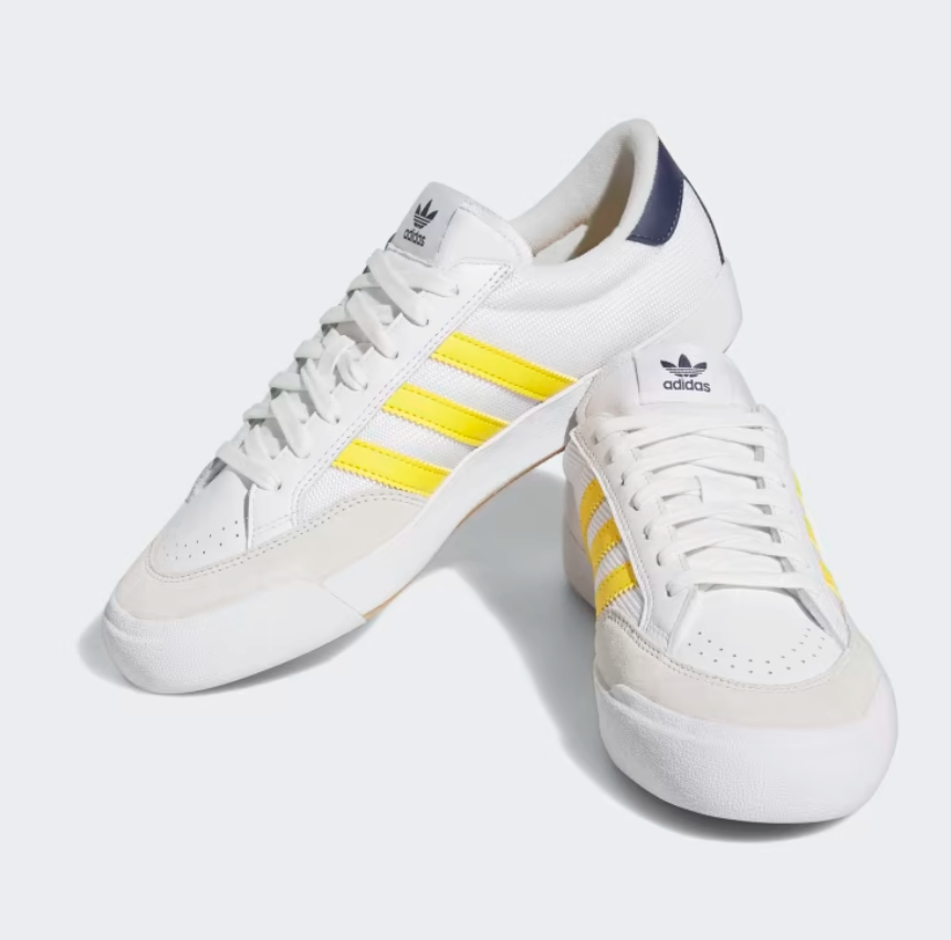 Adidas Nora - White/ Bold Gold/ Collegiate Navy