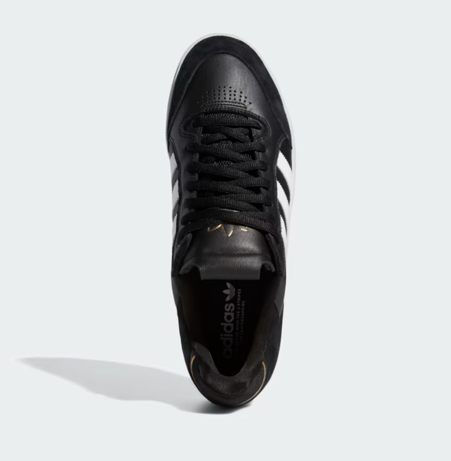 Adidas Tyshawn Low - Core Black / Cloud White / Gold Metallic