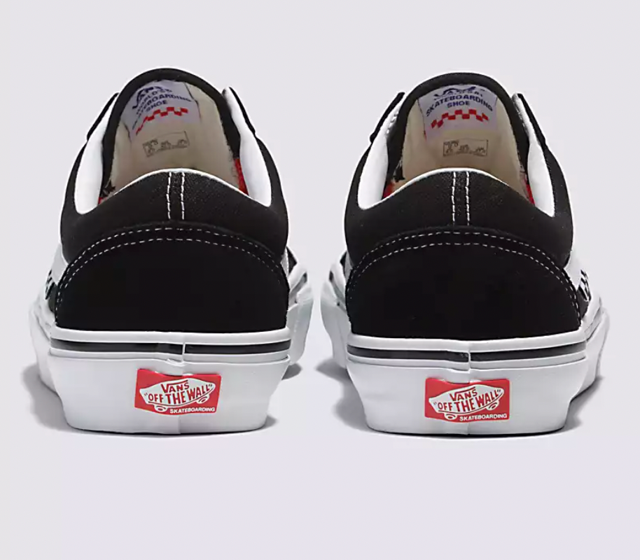 Vans/ Skate Black/White Old Skoo Low