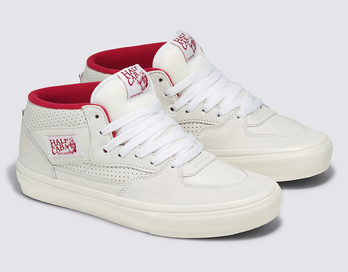 Vans Skate Half Cab - Vintage Sport White/Red