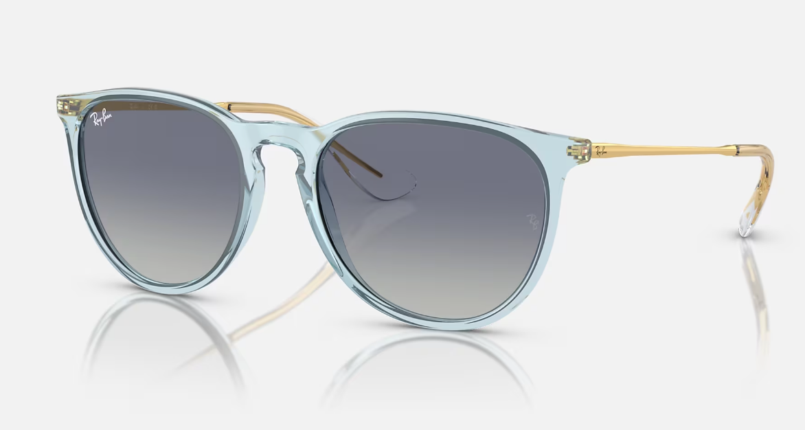 Ray Ban - Erika - Transparent Light Blue/Grey Gradient Blue - 0RB4171