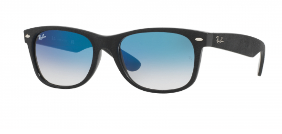 Ray Ban - New Wayfarer - Black/Gradient Blue - 0RB2132F