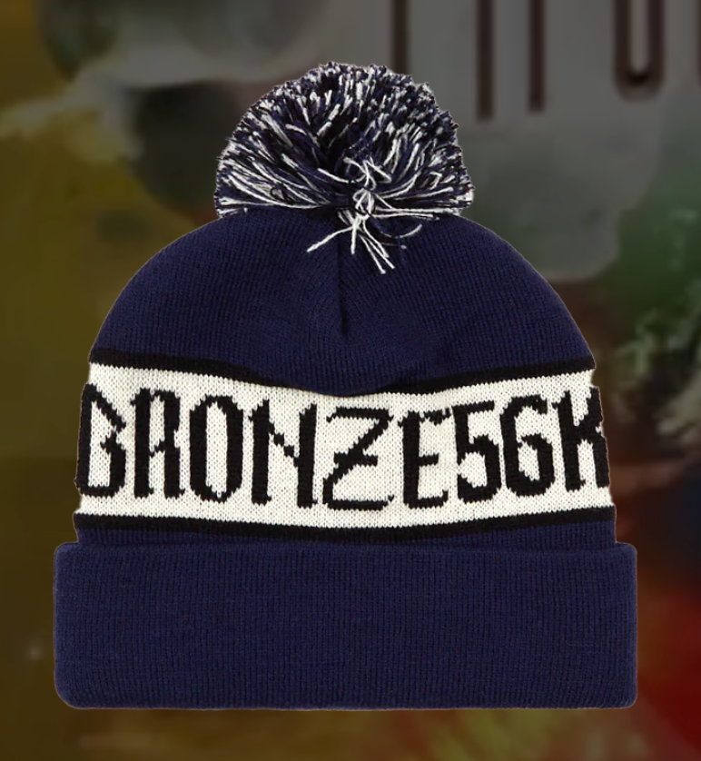 Bronze Poof Ball Beanie