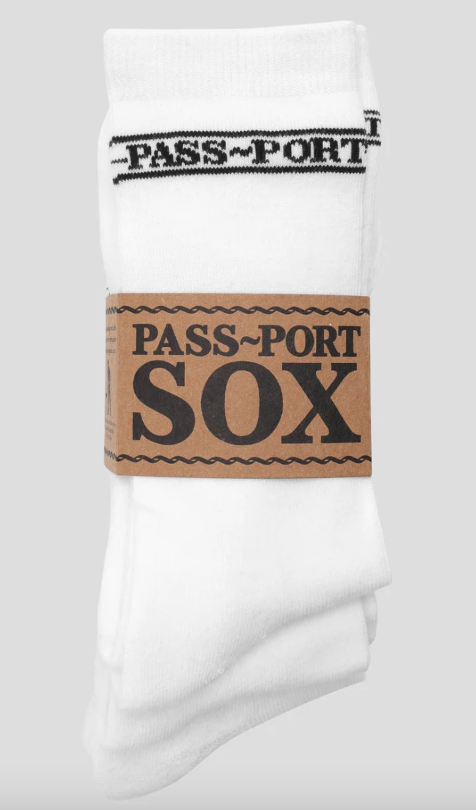 Pass~Port - Hi Sox 3-pack (white)