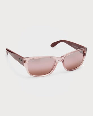 Ray Ban - Transparent Pink W/ Polar Wine - ORB4388