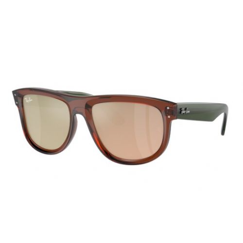 Ray-Ban Boyfriend Reverse Transparent Light Brown W/ Dark Brown Mirror Pale 0RBR0501S
