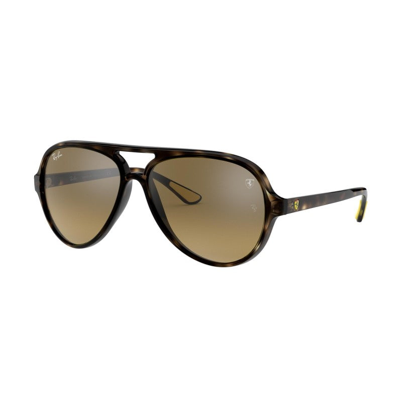 Ray-Ban - Scuderia Ferrari Collection Havana W/ Brown Mirror Gradient Grey - 0RB4125M