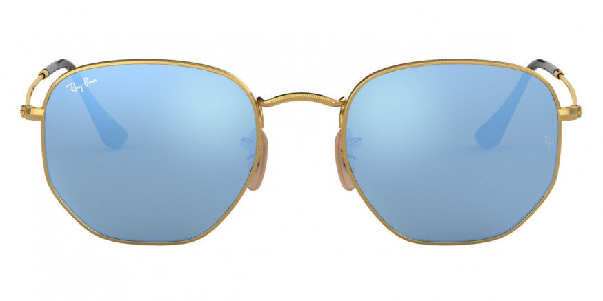 Ray-Ban Hexagonal Arista Light Blue Flash 0RB3548N