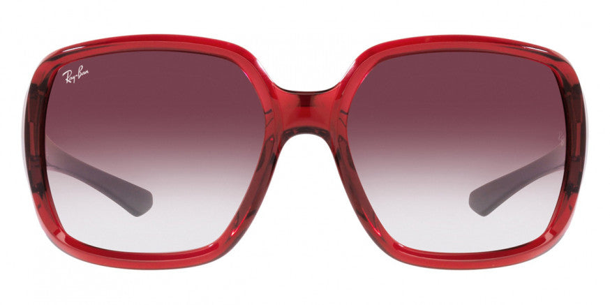 Ray Ban - Powderhorn Transparent Red W/ Clear Gradient Dark Violet - ORB4347