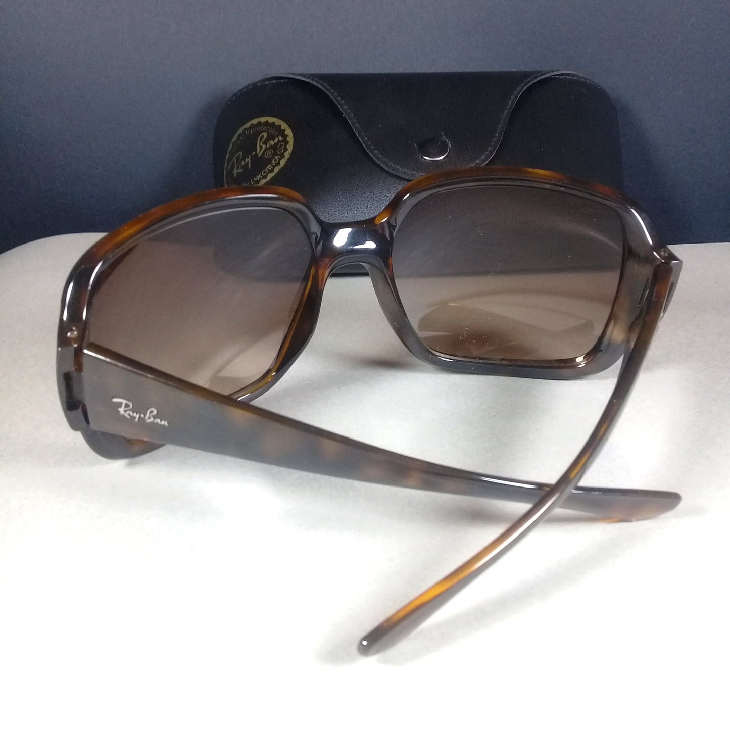 Ray Ban - Powderhorn Havana W/ Brown Gradient Dark Brown - ORB4347