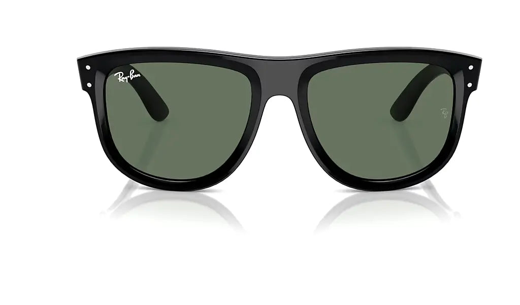 Ray-Ban Boyfriend Reverse Black W/ Dark Green 0RBR0501S
