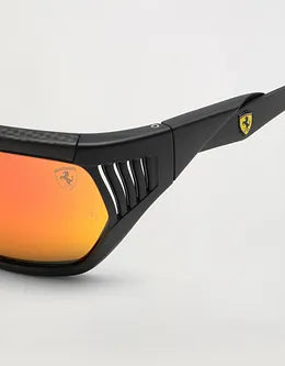 Ray-Ban - Scuderia Ferrari Collection Matte BlackW/ Brown Mirror Orange - 0RB8359M