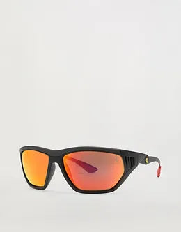 Ray-Ban - Scuderia Ferrari Collection Matte BlackW/ Brown Mirror Orange - 0RB8359M
