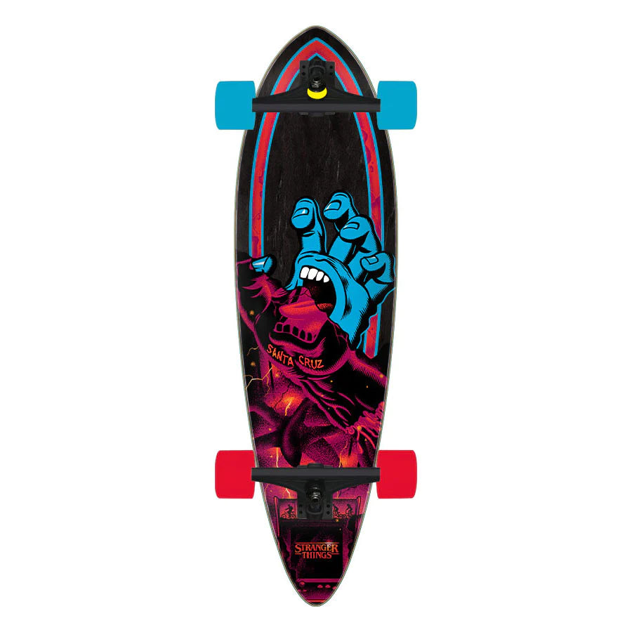 Stranger Things x Santa Cruz Screaming Hand Pintail Cruzer