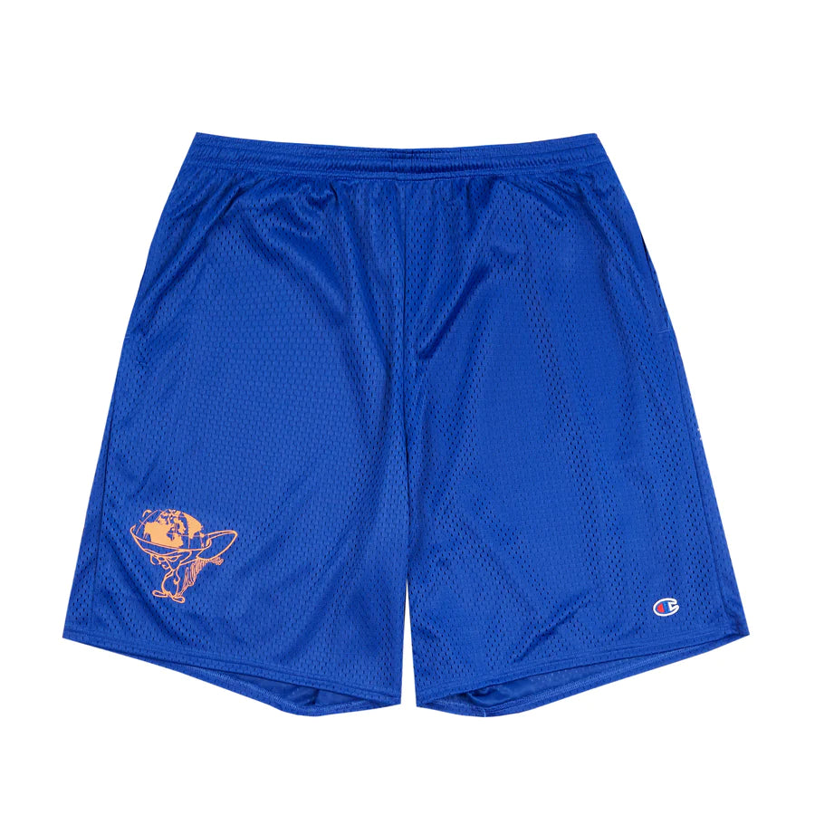 Alltimers Evil Genius Champion Shorts Royal Branded Skate Shop