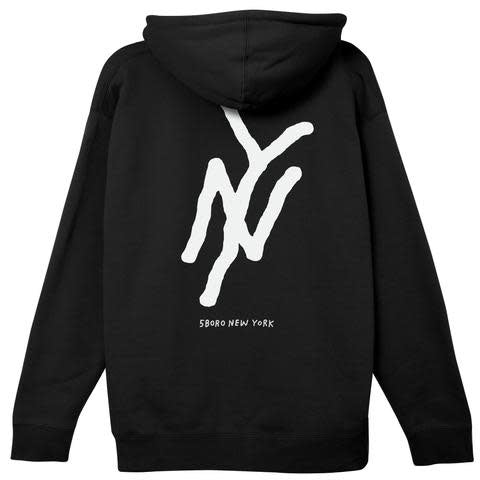 5Boro - Ny Logo Black Hoodie