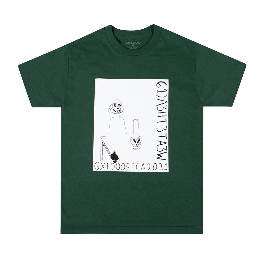 GX1000 61)A3HT3TA3W T Shirt - Forrest Green