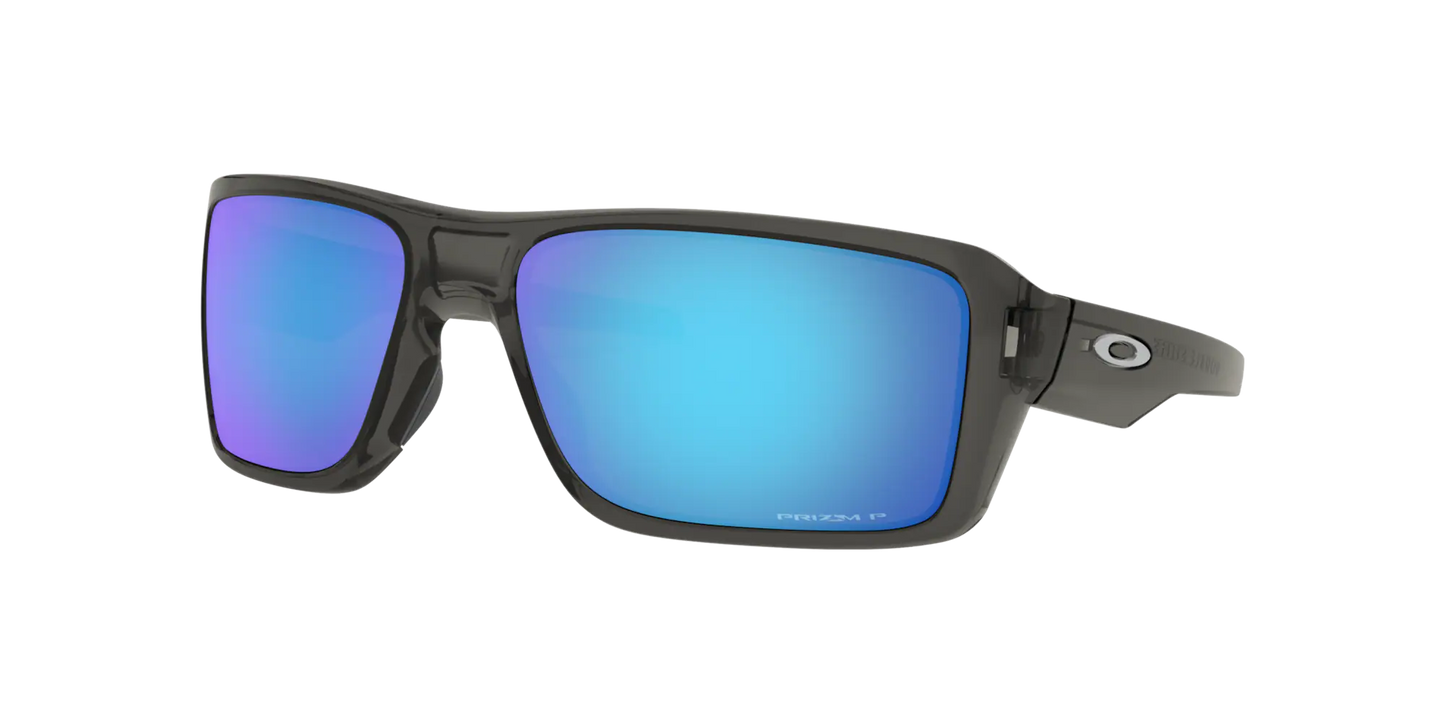 Oakley Double Edge - Grey Smoke/Prizm Sapphire Polarized
