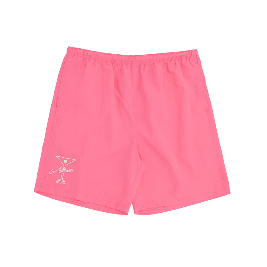 Alltimers League Player Nylon Shorts - Pink