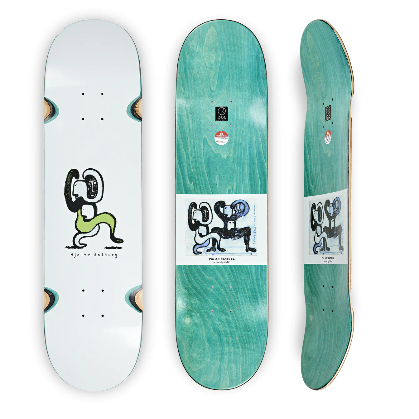 Polar Hjalte Halberg "Lurking" Deck - 8.375