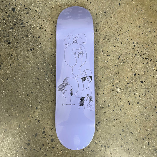 5Boro-S.M Ny Heads Light Purp/8.25/Black8.375/silver