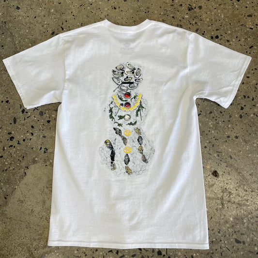 Quartersnacks - Oyster Snackman White Tee