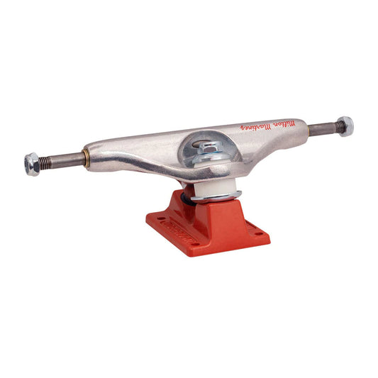 Independent Stage 11 Pro Milton Martinez Trucks - Silver/Red