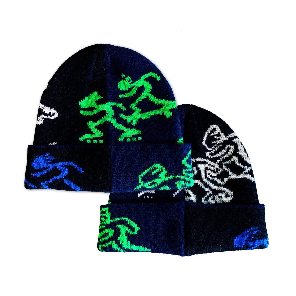 Wknd - Navy/Black - Orange/Burnt Ancient Beanie