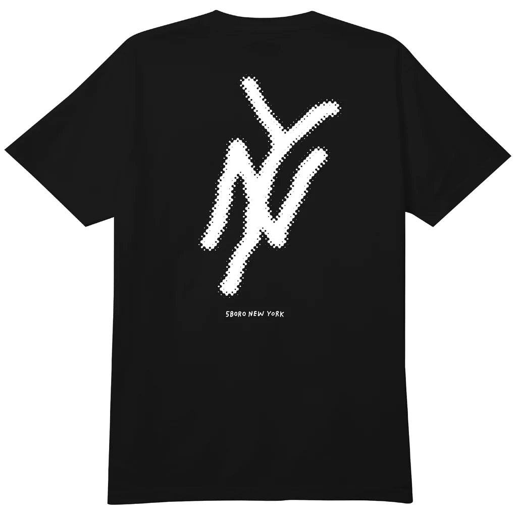 5Boro - Ny Logo Tee - Black&White