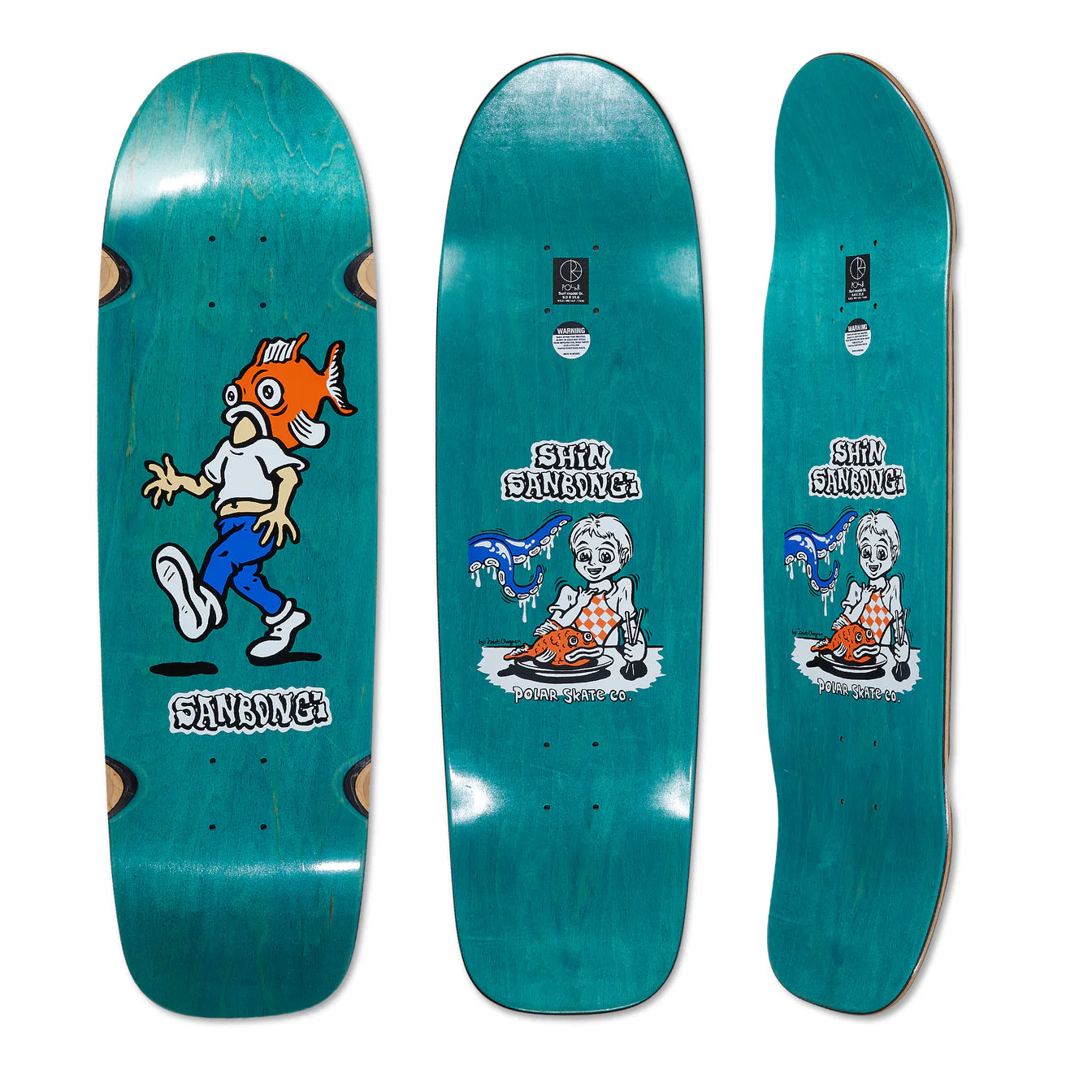 Polar Shin Sanbongi "Fishhead" Deck - 8.5/9.0"