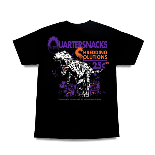 Quartersnacks Shredding T Shirt - Black