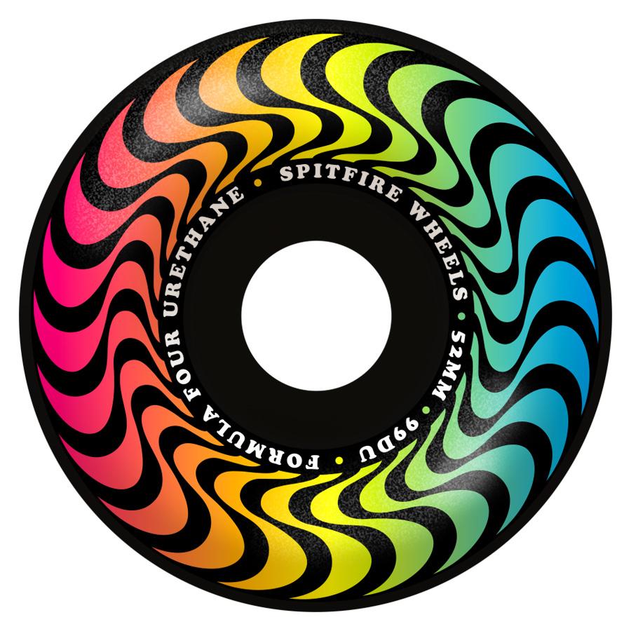 Spitfire Trippy Swirl Formula Four - Radials - 52MM