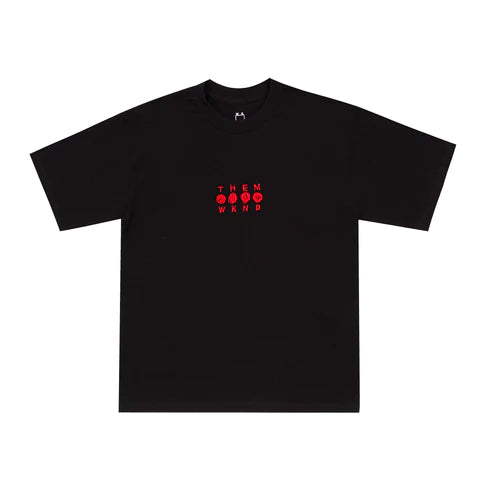 Wknd - X Them Logo Black/Red Tee