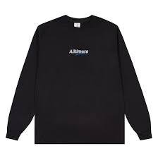 Alltimers Centered Estate Embroidered Long Sleeve Black/White