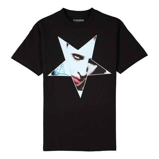 Pleasures Marilyn Manson T Shirt - Black