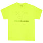 Pleasures Psilocybin T Shirt - Safety Green