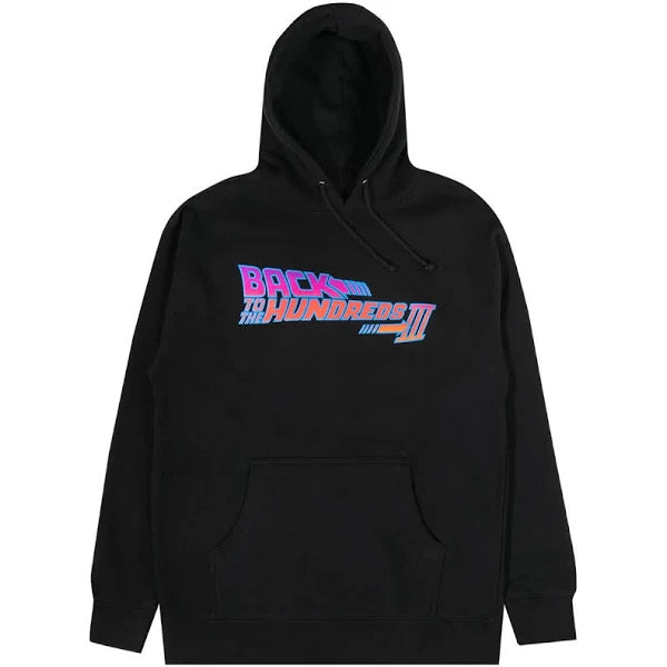 The Hundreds x Back To The Future Logo Hoodie Black - Main Image
