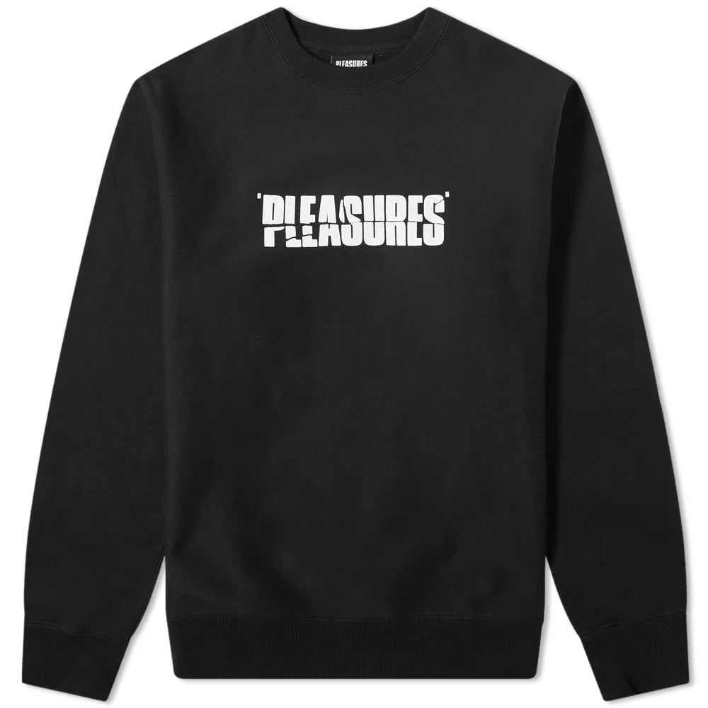 Pleasures Stress Jazz Crewneck - Black